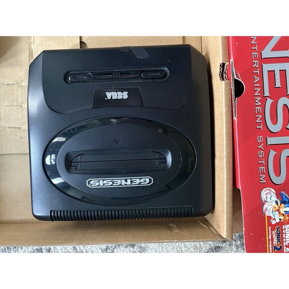 Sega Genesis Model 2 Console W/Original Box + Manual -NOT WORKING -For Parts - Picture 2 of 10